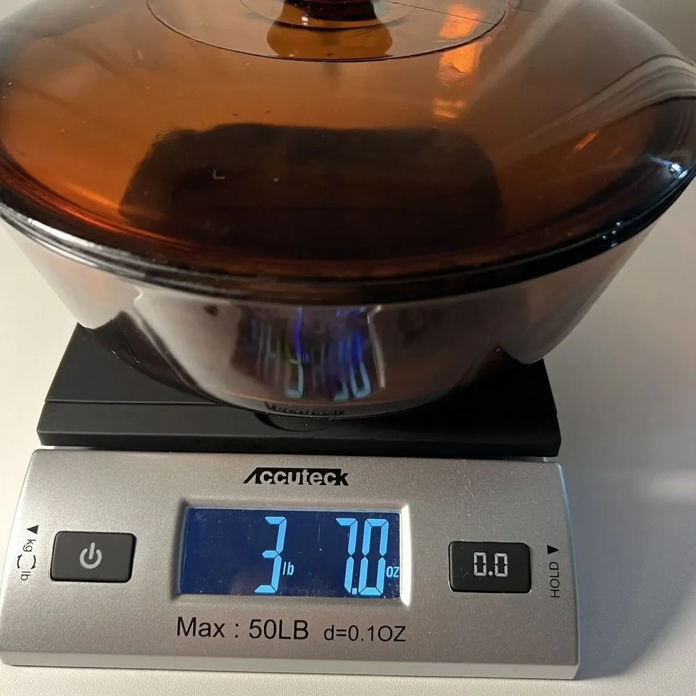 Casserole Oven Ware 8.25" Anchor Hocking 1.5 QT Smoked Glass Vintage - Picture 5 of 5